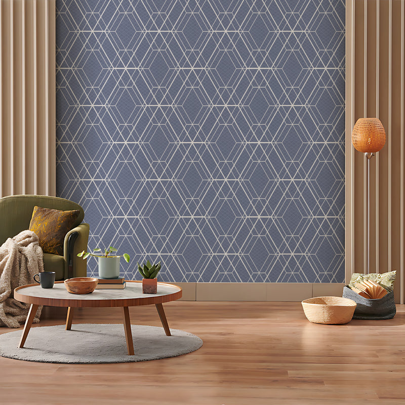 Hexagonal Vibrant Seamless Wallpaper