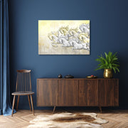 7 Horses Landscape Wall Art 18