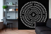 Om Krishna Art Self Adhesive Sticker For Wardrobe