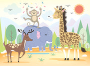 Cartoonist Illustration Nursery Wallpaper