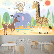 Cartoonist Illustration Nursery Wallpaper