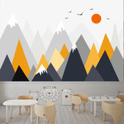 Mountain Doodle School Wallpaper