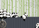 Cute Pandas Kids Wallpaper