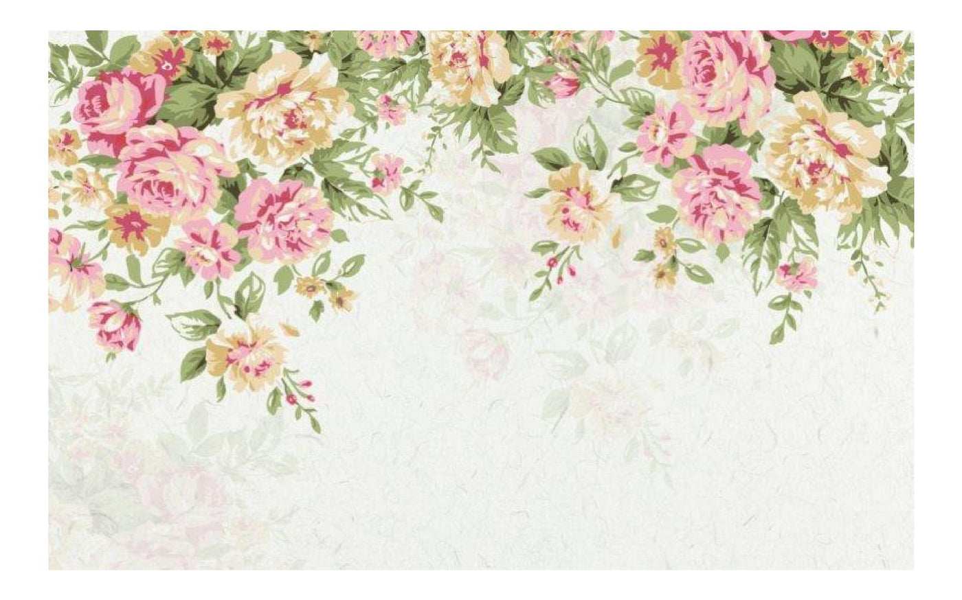 Subtle Pink Yellow Rose Wallpaper