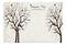 Two Trees Winter Wallpaper