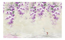 Purple Flower Reflection Wallpaper
