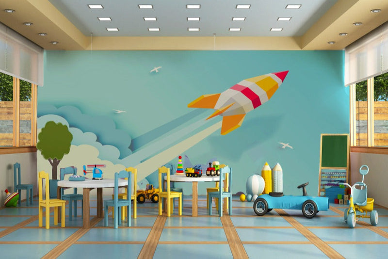 Rocket School Wallpaper