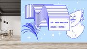 New Message Hello World Wallpaper