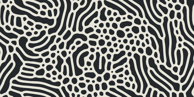 Black White Leapard print Art Self Adhesive Sticker For Table