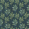 Blue Green Leafs Design Self Adhesive Sticker For Cabinet