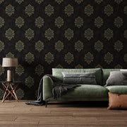 Adhya Damask Pattern Wallpaper