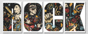 Jazz Faces Wall Art, Set Of 3