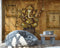 Brown Colour Lord Ganesha wallpaper for wall