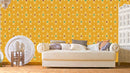 Yellow Design Vintage Wallpaper