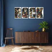 Jazz Faces Wall Art, Set Of 3