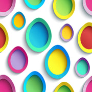 Colourful Ovel Shape Desing Self Adhesive Sticker For Table