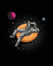 Relaxing Astronout In Space Self Adhesive Sticker For Wardrobe