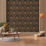 Moksh Damask Seamless Wallpaper