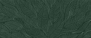 Transparent Green Leafs Design Self Adhesive Sticker For Cabinet