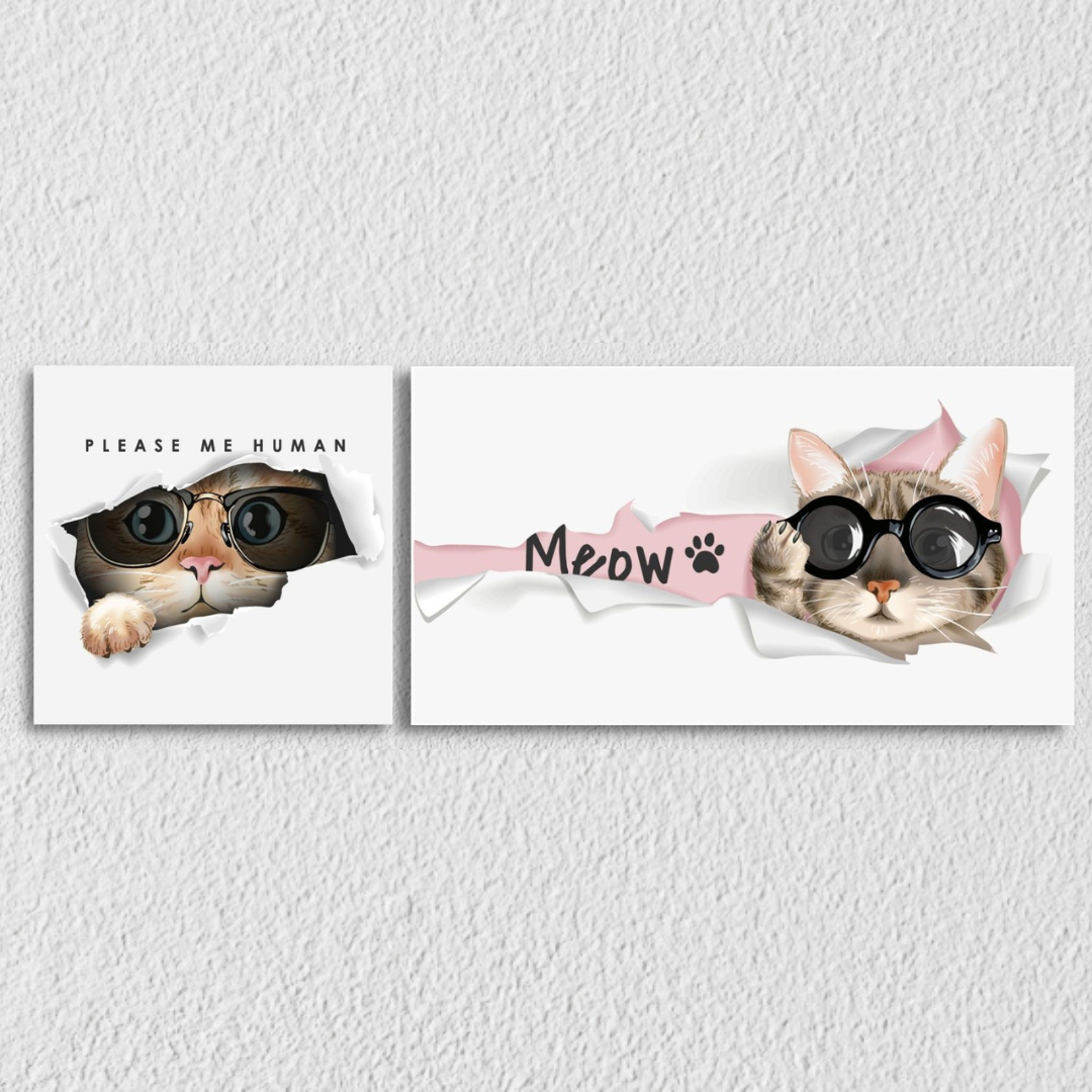 Cute Cat Wall Art