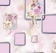 Shine 2 Floral Elegant Wallpaper