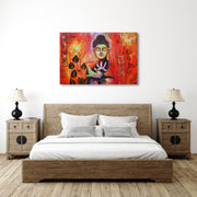Yellow And Red Buddha