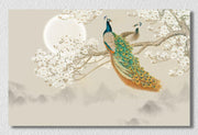 Peacock Moon Landscape