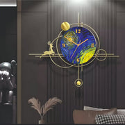 Abstract Painting Wall Clock