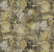 Romania Golden Damask Wallpaper
