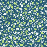 Green And White Leafs Self Adhesive Sticker For Cabinet