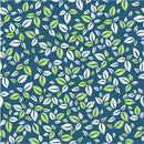 Green And White Leafs Self Adhesive Sticker For Cabinet