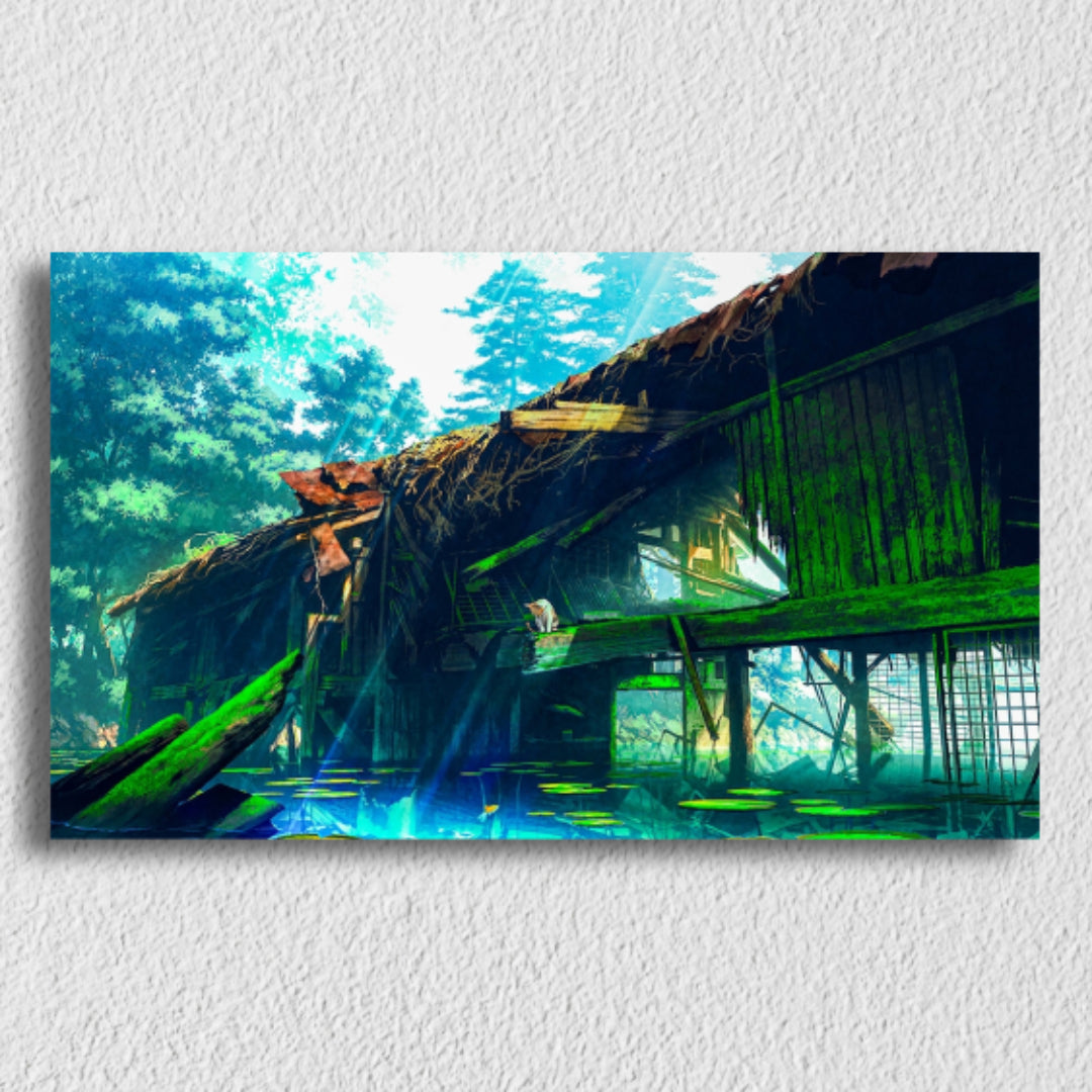 Graphic Forest Scenery