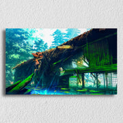 Graphic Forest Scenery