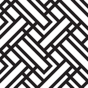 Black White Box Texture Self Adhesive Sticker For Table