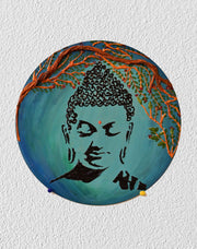 Hand Painted Buddha Wall Plate