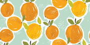 Oranges With Leafs Customize Wallpaper