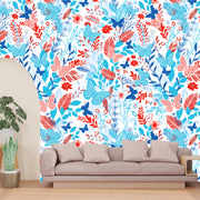 Blue Red Wallpaper