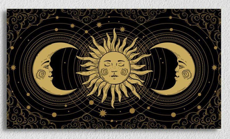 Golden Sun Moon Phases