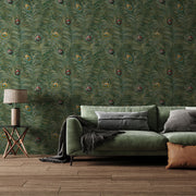 Adhya Peacock Feather Wallpaper