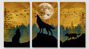 Fox Wall Art, Set Of 3