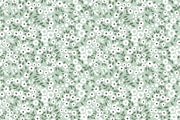 White Florals Self Adhesive Sticker For Cabinet