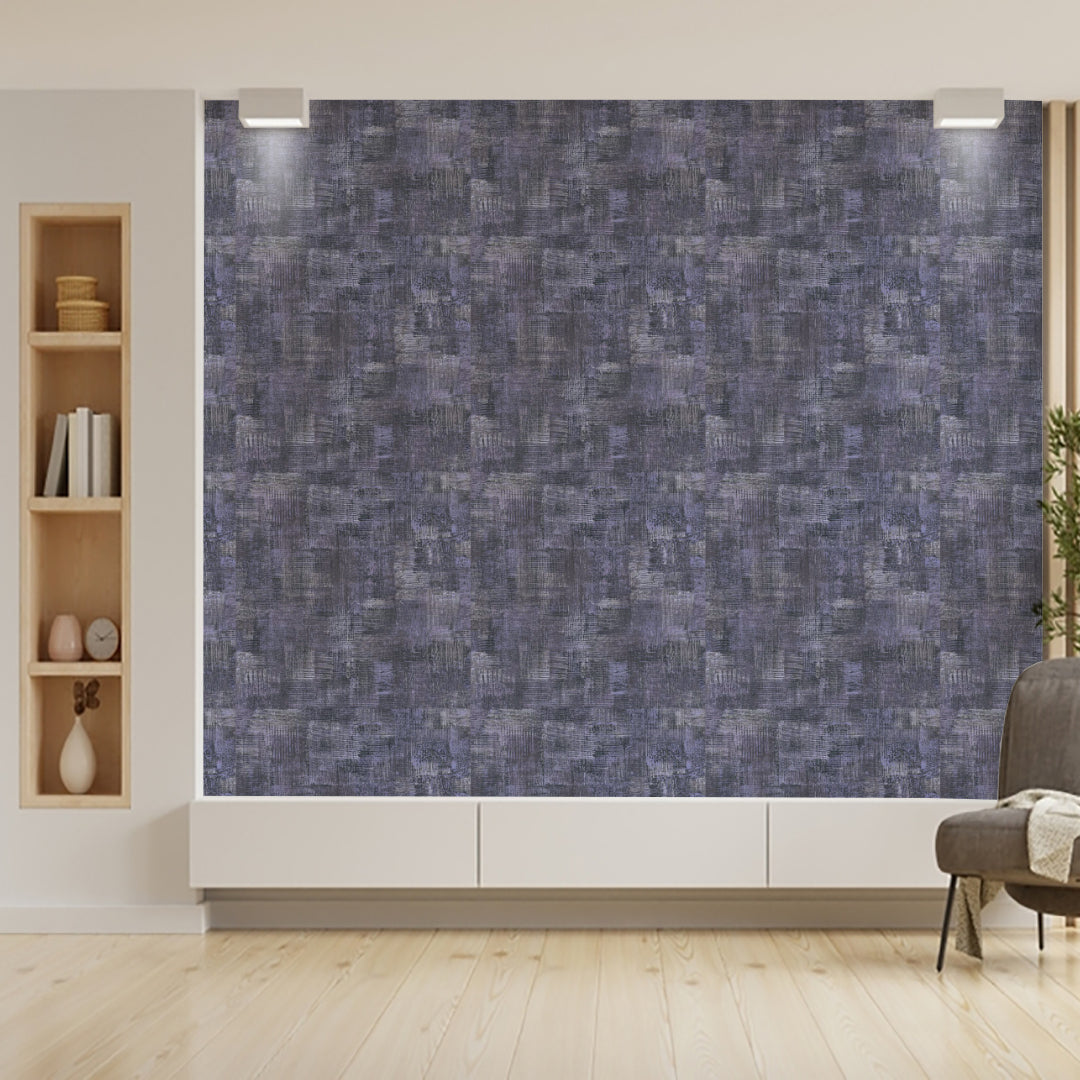 Rustico Blue Grey Abstract Wallpaper