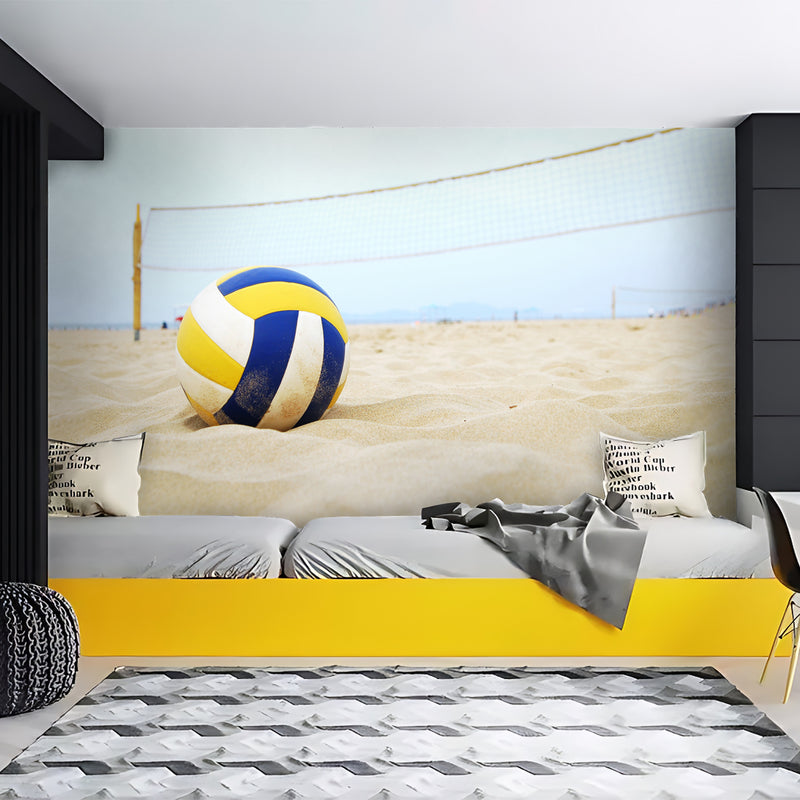 Beach-Volley-Ball-Vinyl Wallpaper