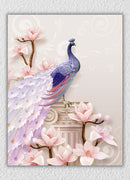 Peacock Pink Background Art