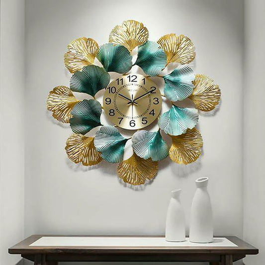 Elegant Floral Wall Clock