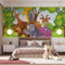 Jungle animal theme wall