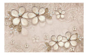 Blue Rose Jewellery Floral Wallpaper