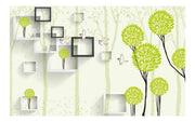 Green Floral Nature Wallpaper