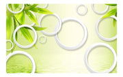 Green Leaf Customized Wallpaper