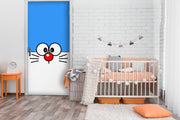 Doremon Cartoon Self Adhesive Sticker For Door